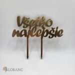 Všetko najlepšie /forte/zlatá