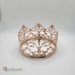 Dekorácia – Princeznovská korunka /zlatá/ružová/ 01 – Obrázok 3