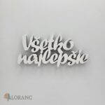Nápis – Všetko najlepšie /11/biela/