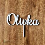 Zápich na tortu - meno Olivka 02