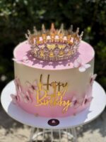 Dekorácia – Princeznovská korunka /zlatá+ružová/02 – Obrázok 2