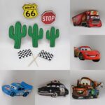 Dekorácia na tortu/  Cars – SADA – Obrázok 2