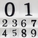Plastové čísla sada 0 – 9 /čierna/02