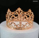 Dekorácia – Princeznovská korunka /zlatá/ružová/ 01