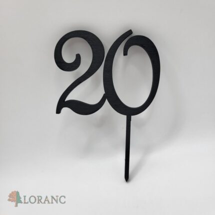 číslo 20 /french/čierna/5,5/