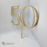 pl.zápich na tortu – číslo 50 /zlatá-vibes/