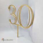 pl.zápich na tortu – číslo 30 /zlatá-vibes/