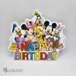 Pap. zápich na tortu Happy Birthday - Mickey+partia 01 – Obrázok 2