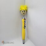 Žlté pero - tvár + vlasy