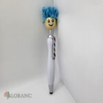 Originálne vtipné pero/ modré vlasy + tvár