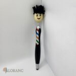 Originálne vtipné pero/ čierne vlasy + tvár