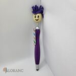 Originálne vtipné pero/ fialové vlasy + tvár