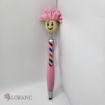 Ružové pero – tvár + vlasy