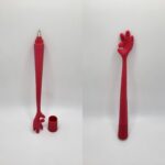 Originálne vtipné pero - Ruka /červená/