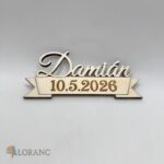 Stuha + meno + dátum