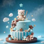 Dekorácia – Guličky/modré,béžové,hnedé/ SADA 139 – Obrázok 3