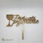 Zápich na tortu/ 1. Sväté prijímanie 06 /zlatá/ – Obrázok 2