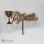 Zápich na tortu/ 1. Sväté prijímanie 06 /zlatá/