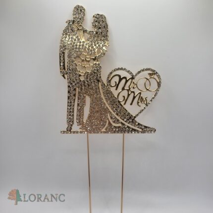 Svadobný pár /štras/