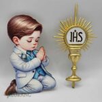 Dekorácia na tortu/zápich – pl. kalich zlatý 01 – Obrázok 4