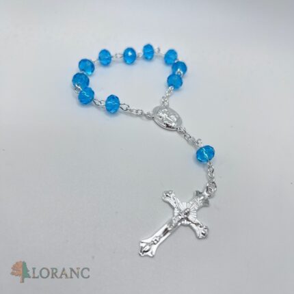 dekorácia na tortu/ruženec modrý – pátričky