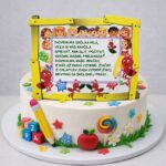 Dekorácia na tortu/magnetka Škola/Škôlka - rozlúčka 02 – Obrázok 2