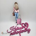 Krásne narodeniny 30 /sýto ružová/ srdiečko – Obrázok 2