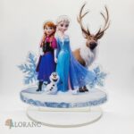 Akrylová stojaca dekorácia – Frozen – Elza/Anna/Olaf/Sven
