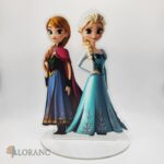 Akrylová stojaca dekorácia – Frozen – Elza + Anna 01