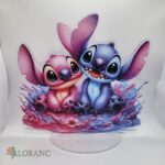 Akrylová stojaca dekorácia Stitch+ Angel 01