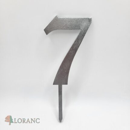 číslo 7 /tangle/strieborná/8/