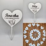 Dekorácia prijímanie/birmovka - srdiečko