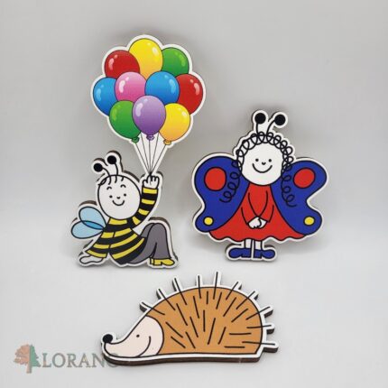 Magnetka – Bambulín + Berunka + ježko /Sada/Babóca Bogyó/