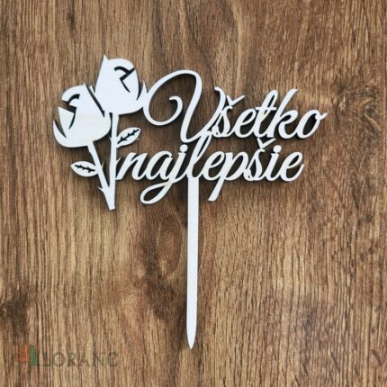 Zápich – Všetko najlepšie ruža 03