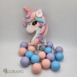 Dekorácia – Guličky SADA /jednorožec/ 150