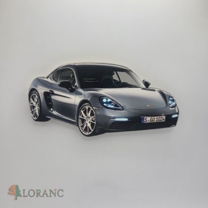 dekorácia na tortu – magnetka – auto – Porsche 01