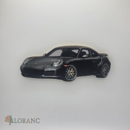 dekorácia na tortu – magnetka – auto – Porsche 02