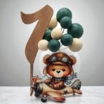 zápich na tortu/magnetka macko/lietadielko + zápich 1. + guličky/sada 14