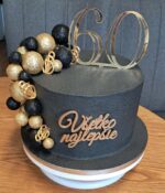 pl.zápich na tortu – číslo 60 /zlatá-vibes/ – Obrázok 3