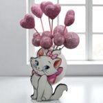 Sada - Mačka/Mačička + guličky + srdiečka    Variant A/B/C/D – Obrázok 3