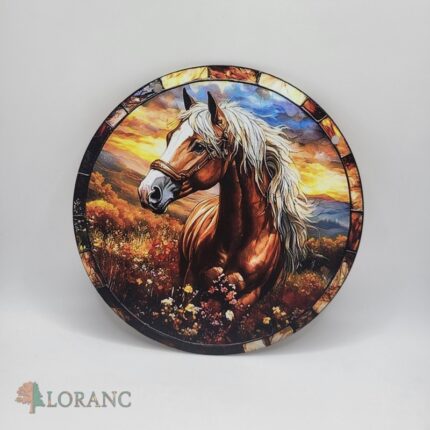 Akrylová závesná dekorácia - Kôň/Koník