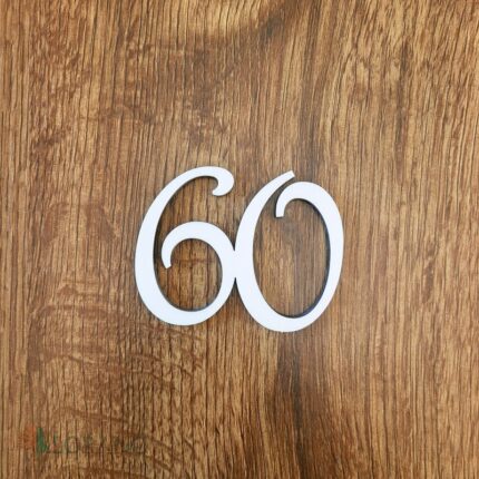 Dekoračné číslo 60 /french/