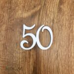 Dekoračné číslo 50 /french/