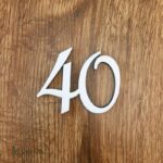 Dekoračné číslo 40 /french/