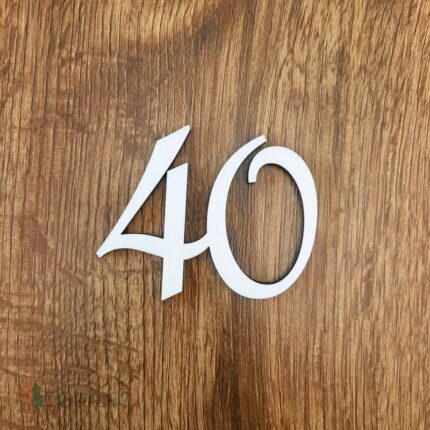 Dekoračné číslo 40 /french/