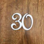 Dekoračné číslo 30 /french/