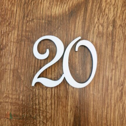 Dekoračné číslo 20 /french/