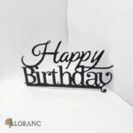 pl.nápis – Happy Birthday /čierna 04/