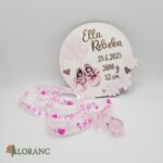 Akrylový cumlík - náhrdelník /ružová/ – Obrázok 4