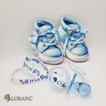 Akrylový cumlík - náhrdelník /modrá/ – Obrázok 4